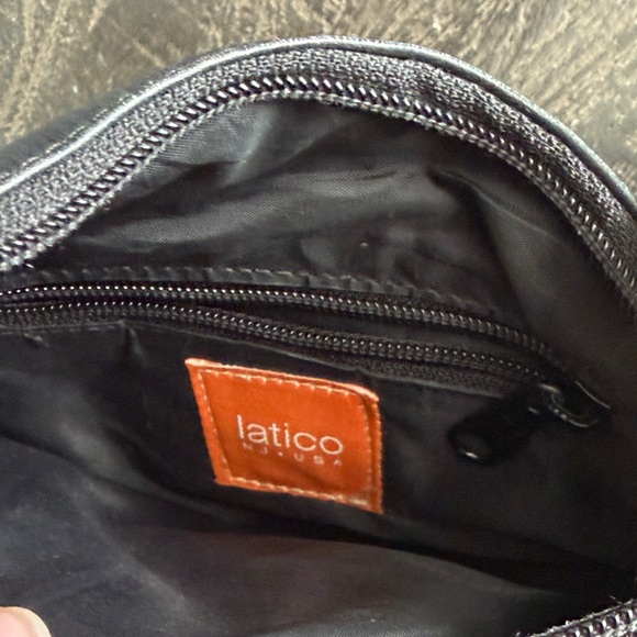 Latico Black Leather Crossbody Bag - Picture 6 of 8